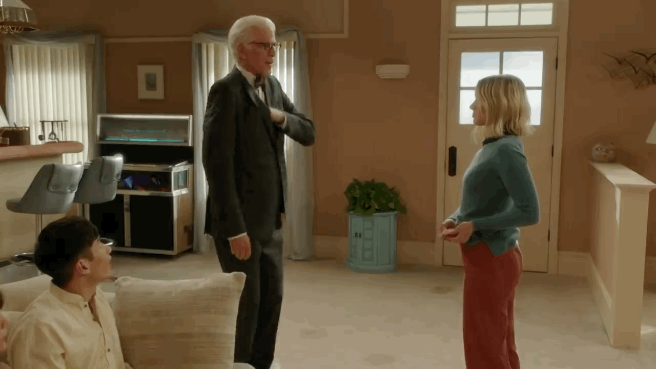 Ted Danson can do a lot of things. Magic isn't one of them.  (Image: NBC)