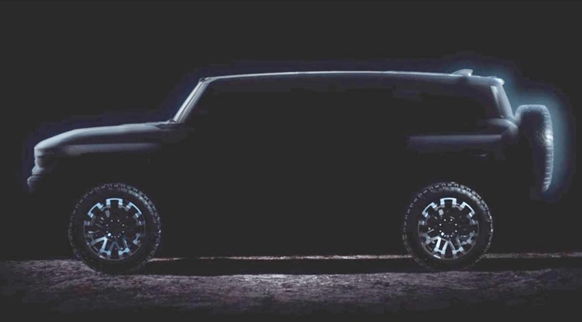 New 2022 GMC Hummer Electric Truck Images Show A Sail Pillar And A Short Bed
