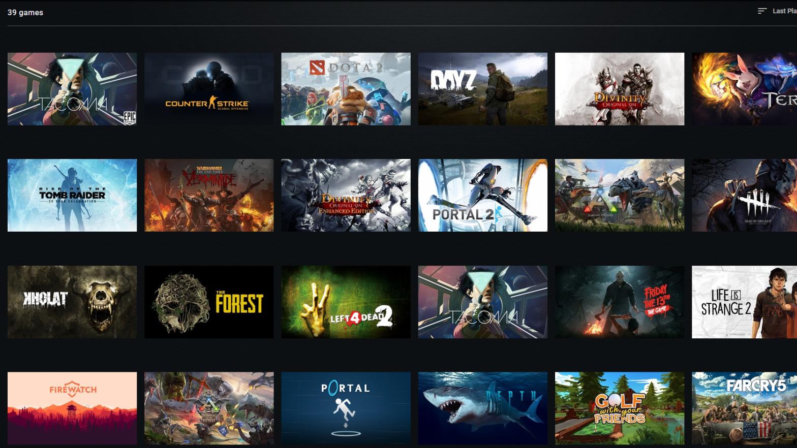 My GeForce Now library after syncing all my games from my Steam account. (Screenshot: Joanna Nelius (Gizmodo)
