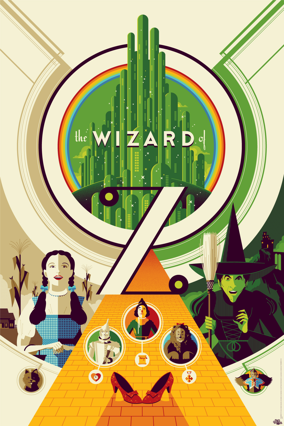 Wizard of Oz poster by Tom Whalen (Image: Tom Whalen)