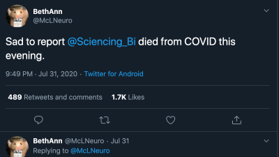 Science Twitter Got Catfished by a Fake Professor Who ‘Died From Covid’