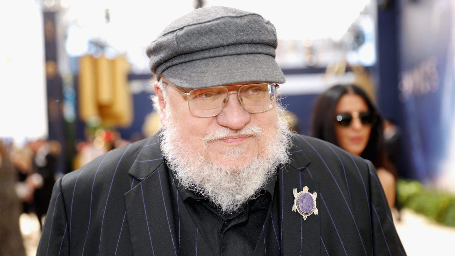 George R.R. Martin at the 70th Emmy Awards. (Photo: Rich Polk, Getty Images)