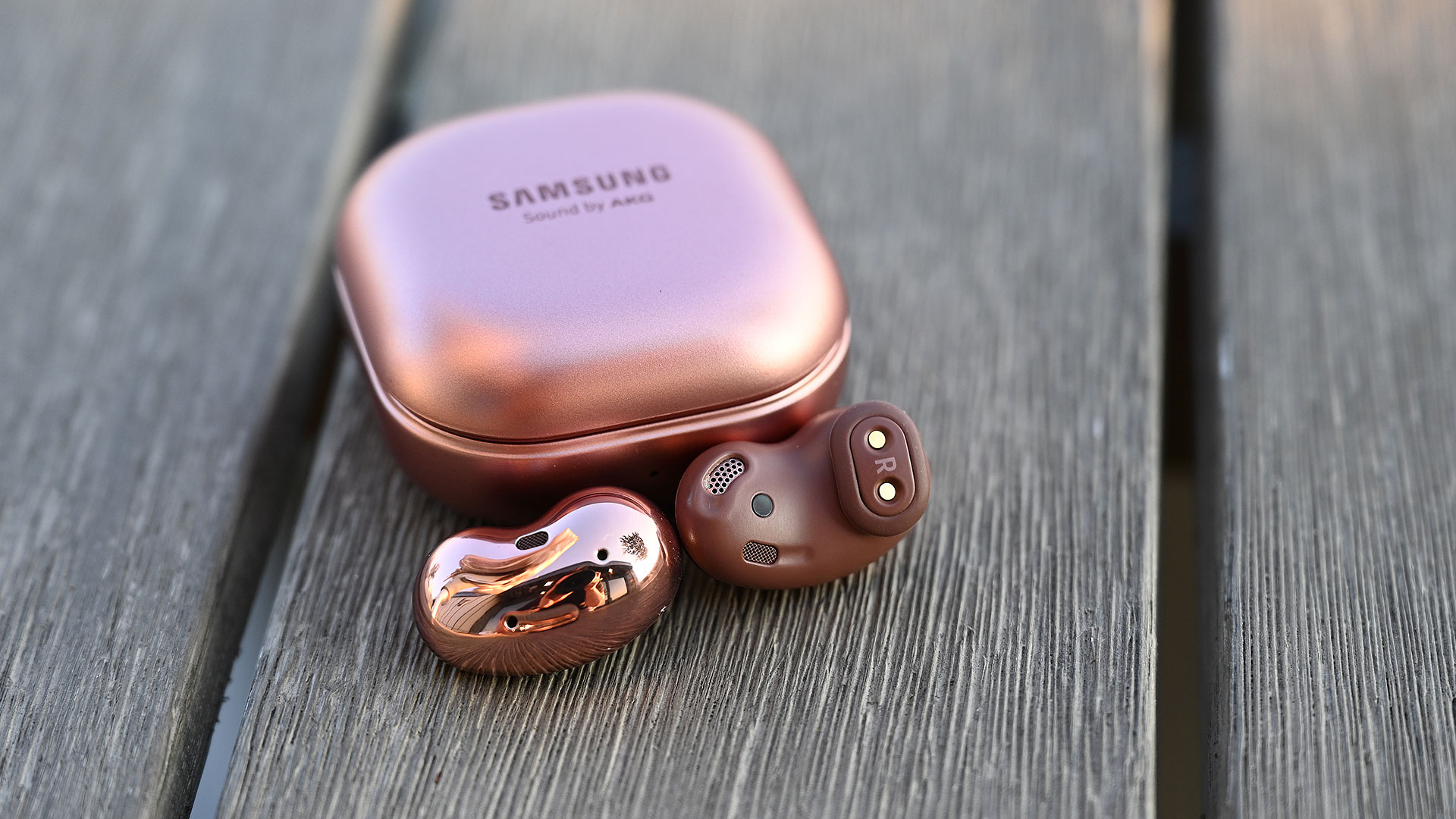 The Galaxy Buds Live also feature IPX2 water-resistance, which is enough to stop sweat from ruining then during a workout.  (Photo: Sam Rutherford)
