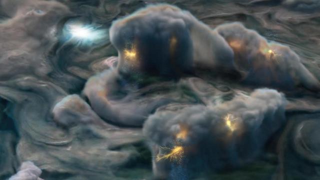 Shallow Lightning and Mushy Hail: Violent Storms on Jupiter Are Weirder Than We Thought