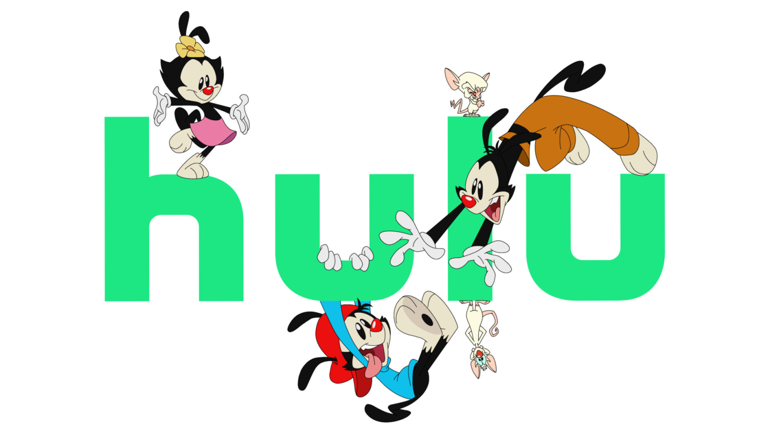 Yakko, Wakko, and Dot at Hulu.  (Illustration: Amblin, Other)