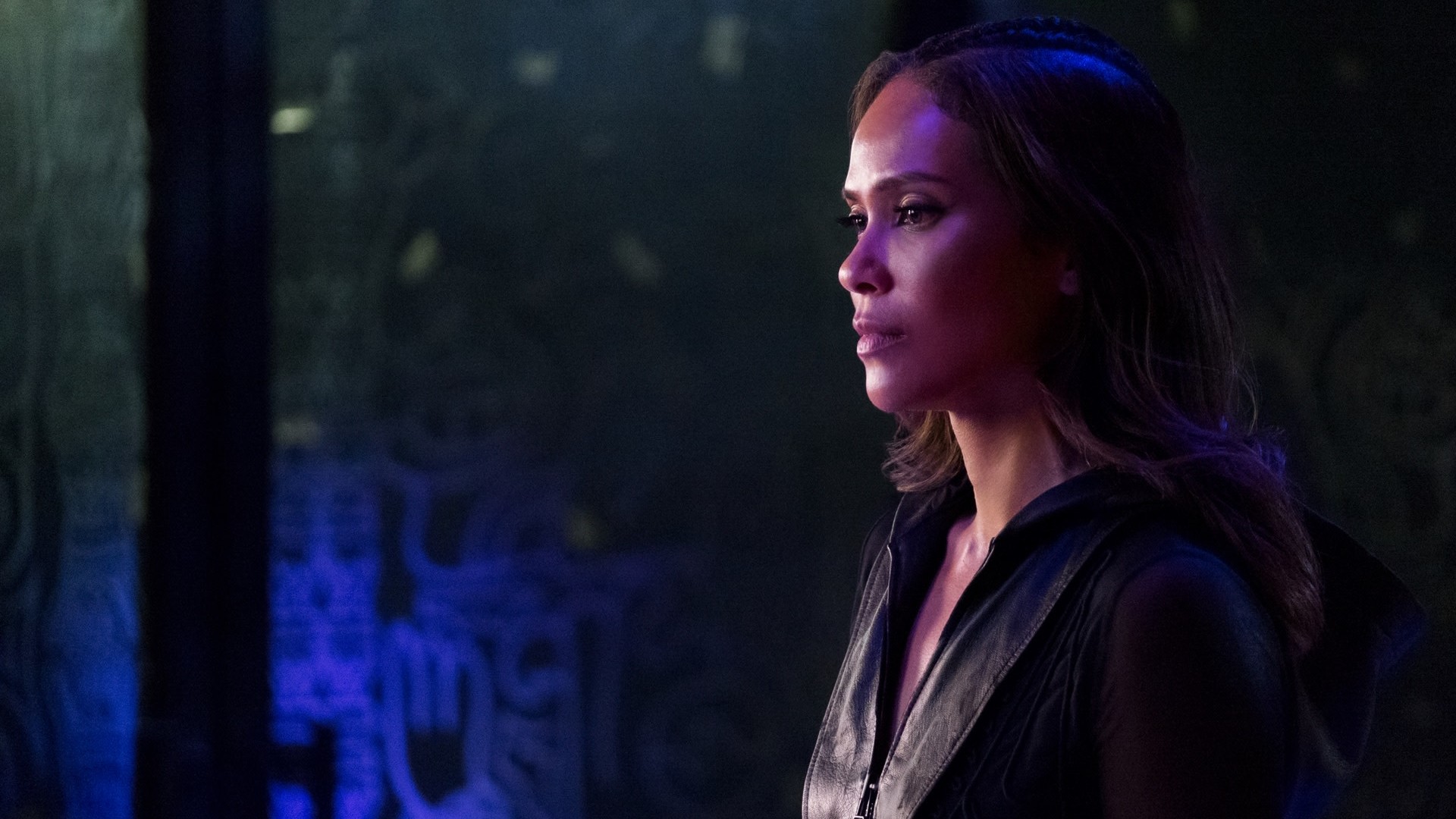 Mazikeen (Lesley-Ann Brandt), also known as Maze, probably contemplating how to end someone who's pissed her off. (Photo: John P. Fleenor/Netflix)