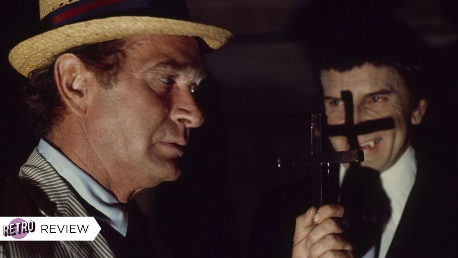 Darren McGavin as reporter Carl Kolchak and Barry Atwater as Janos Skorzeny, the vampire. (Image: ABC)