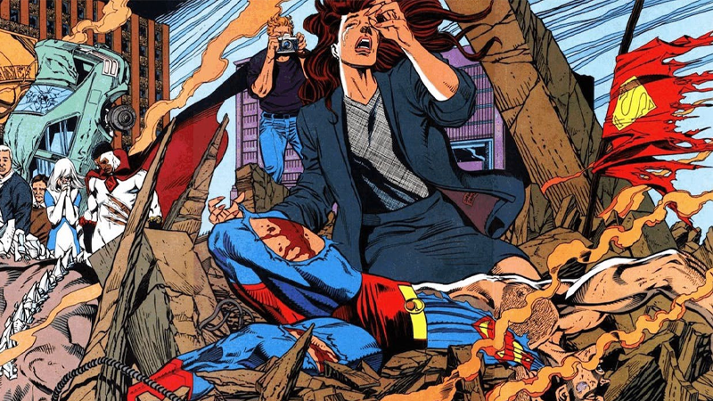 It's a dire time for DC Comics. (Image: Dan Jurgens and Brett Breeding/DC Comics)