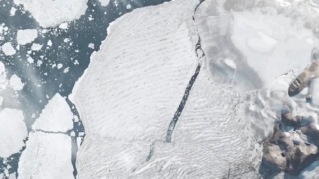These Satellite Images Show the Final Days of Canada’s Last Ice Shelf