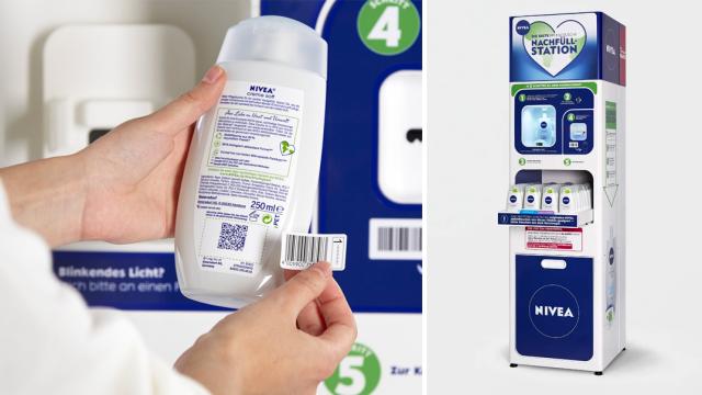 Nivea Is Testing In-Store Dispensers to Refill Soap Bottles and Reduce Plastic Waste