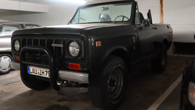 Some Hero Drives An International Scout In Germany And I Have No Clue How They Afford The Fuel