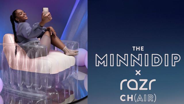 Motorola Just Made an Inflatable Razr Chair, and Honestly, We Just Have to Laugh