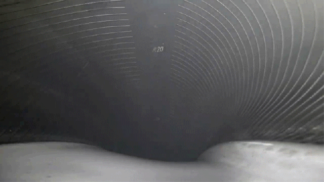 Here’s What the Inside of an Exploding Tyre Looks Like During a Burnout
