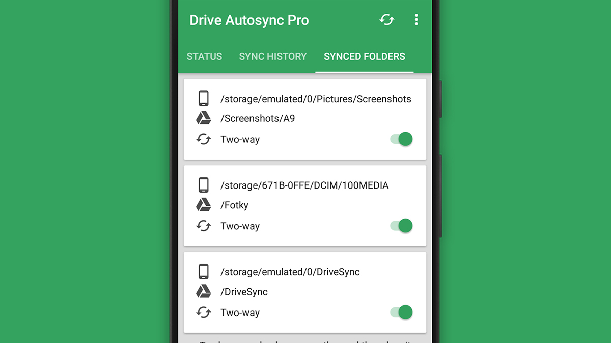 Autosync is one of the third-party backup options on Android. (Screenshot: Autosync)