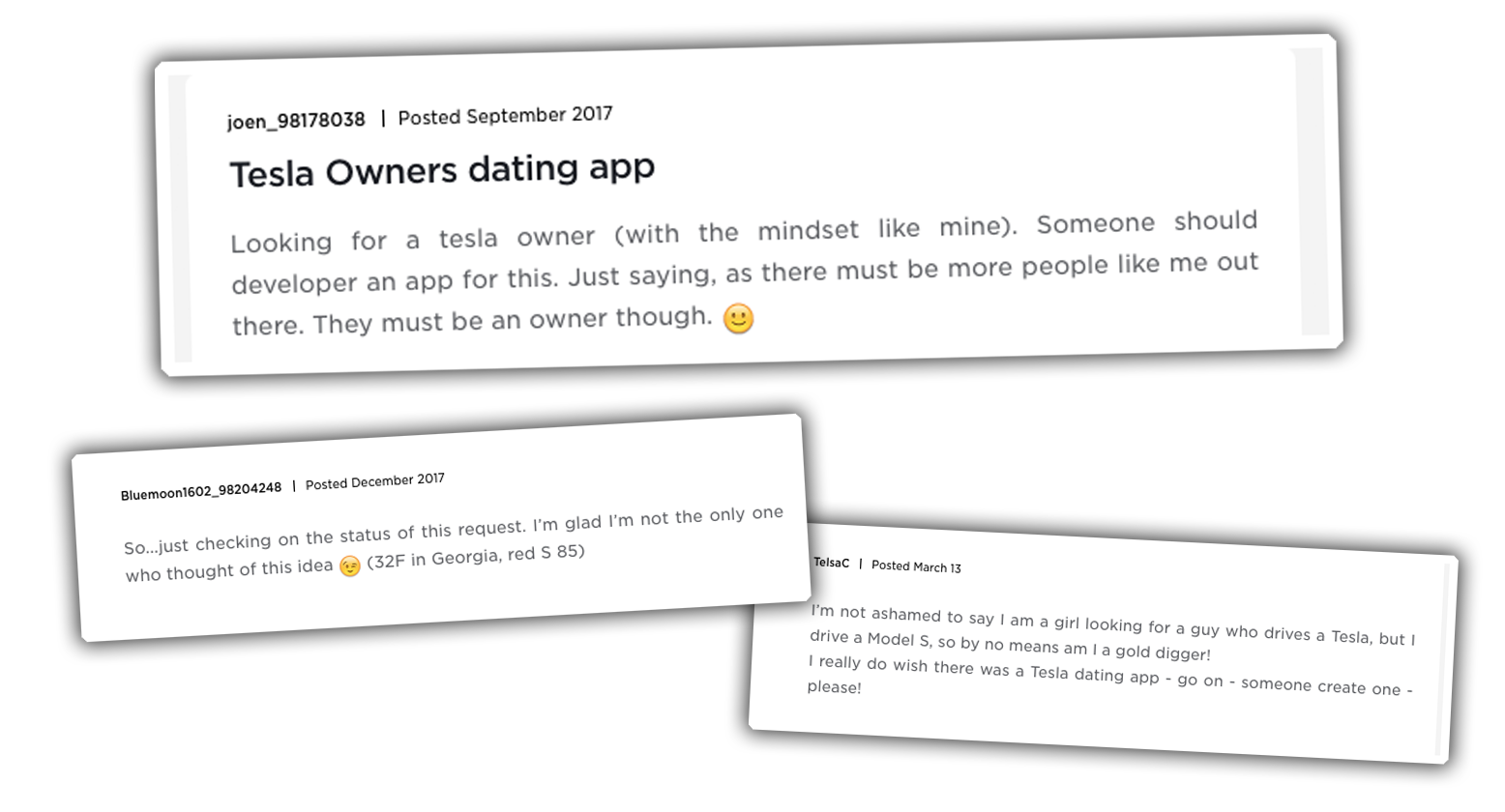 Someone Is Planning A Tesla Dating App For You Elon Musk-Loving Weirdos