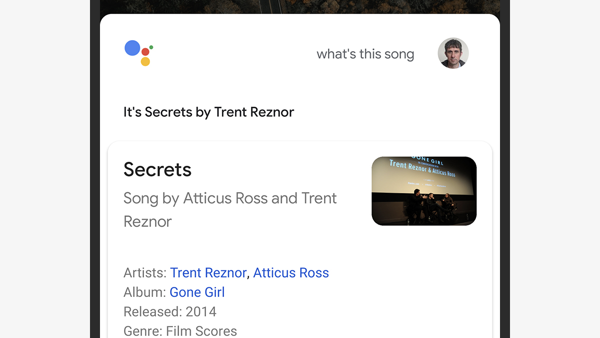 Screenshot: Google Assistant