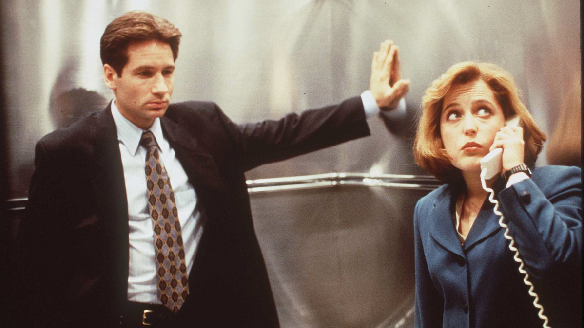 The protagonists of the X-Files. Such cuties.  (Image: Fox)