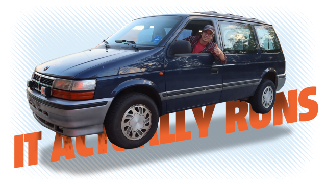 How I Got My $800 Diesel Manual Chrysler Minivan Running And (Sorta) Driving