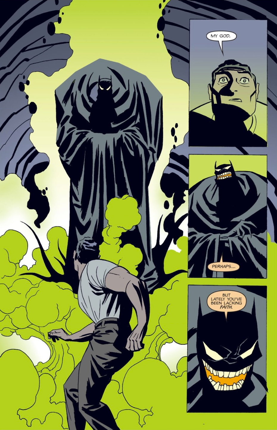 Fear makes a companion of Bruce Wayne. (Image: Darwyn Cooke and Jon Babcock/DC Comics)