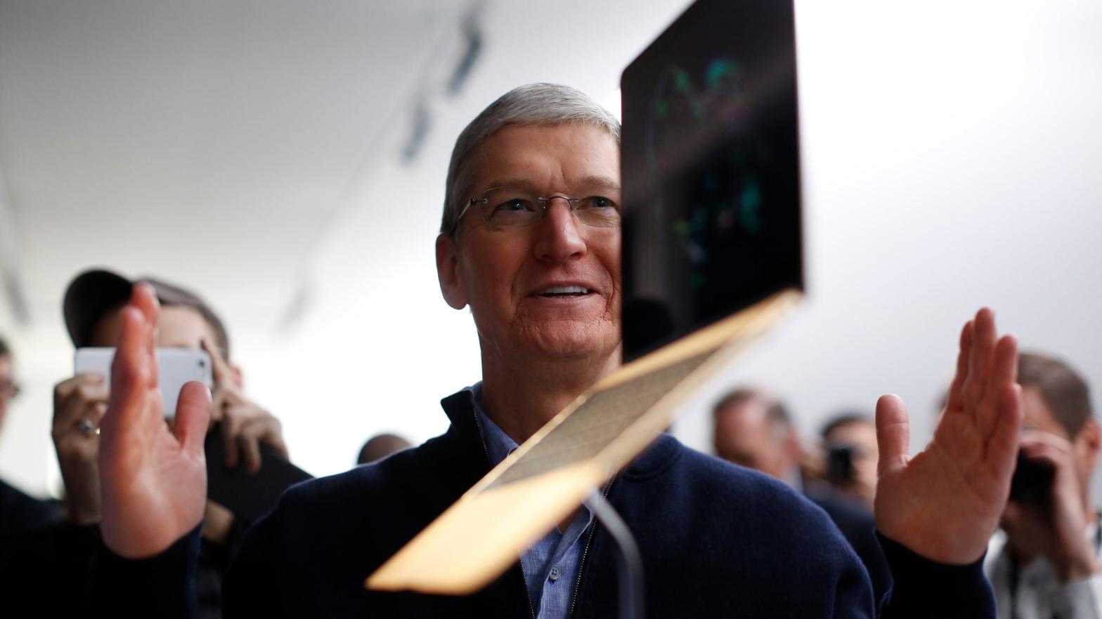 Just imagine this is Tim Cook conjuring a new ARM-based MacBook.  (Photo: Stephen Lam, Getty Images)