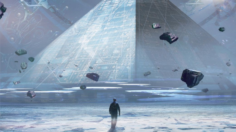 A section of the cover for The Three-Body Problem. (Image: Tor Books)