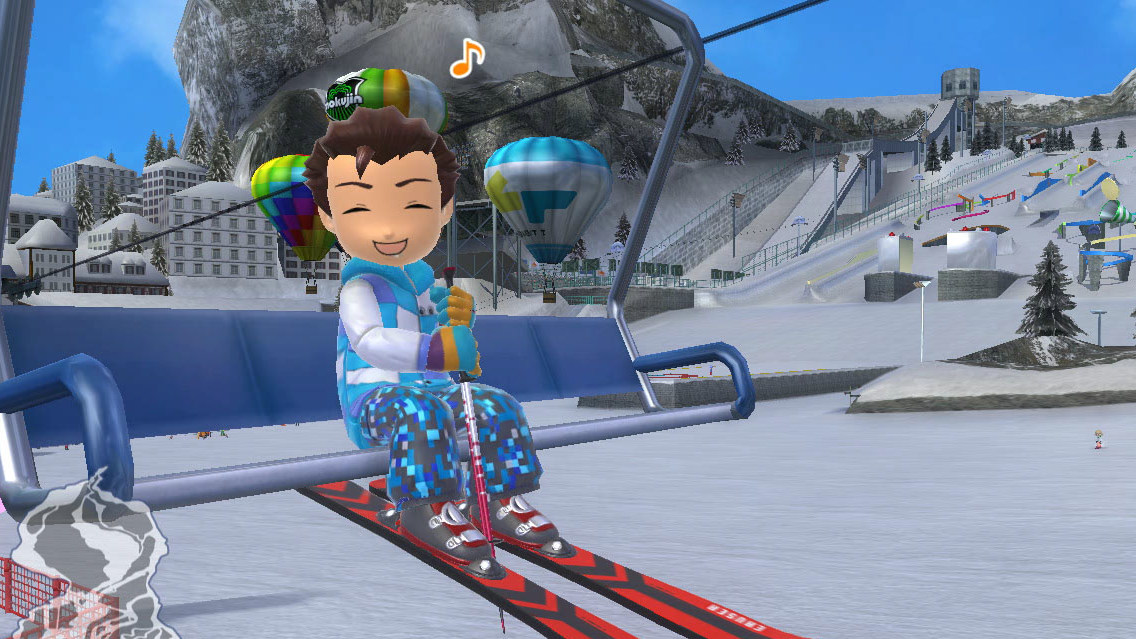 This is not my Mii, but it would be doing the same thing.  (Image: Bandai Namco Entertainment)