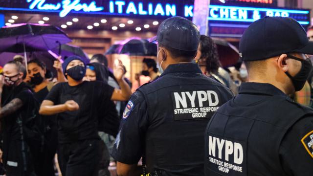 The Car That Hit Times Square Protesters Used to Be a Police Cruiser
