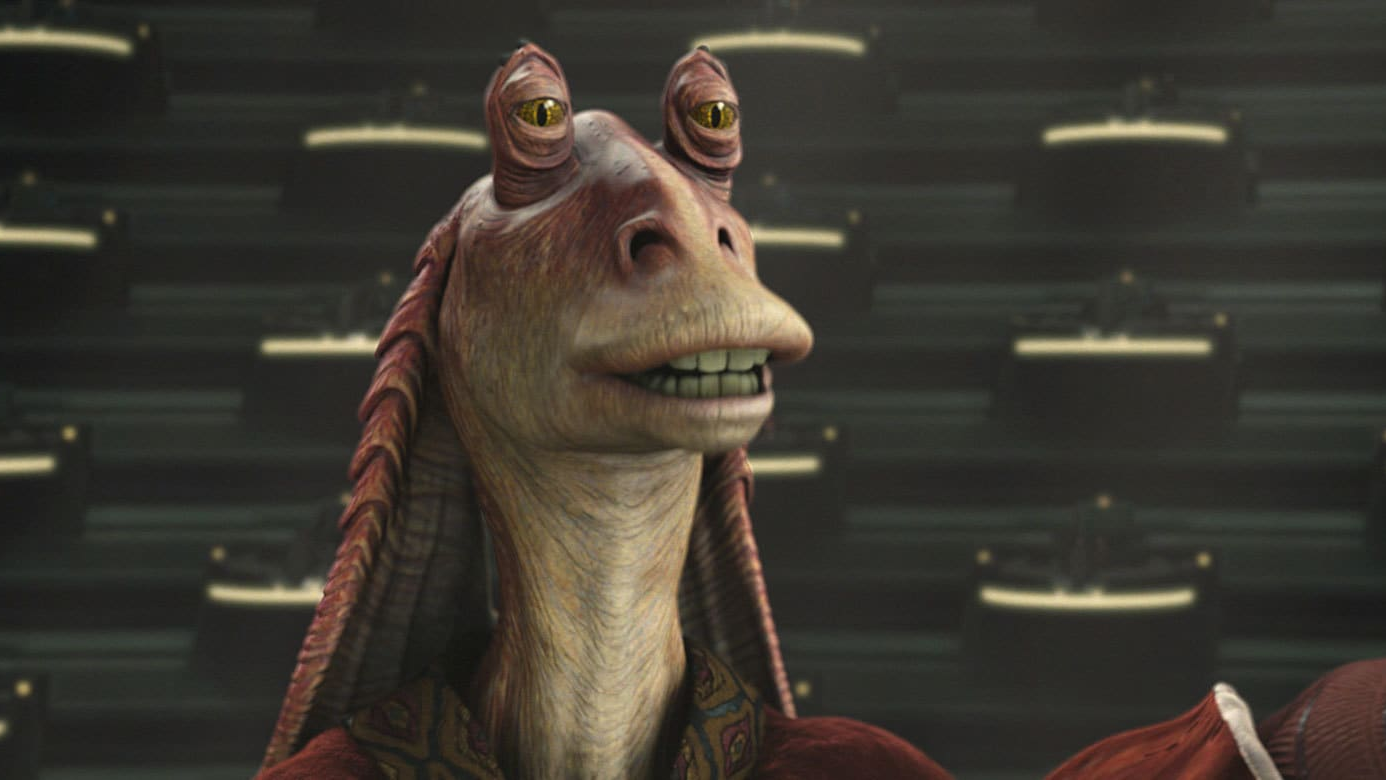 When it comes to my Star Wars trivia level, I'm at about a Jar Jar.  (Image: Disney)