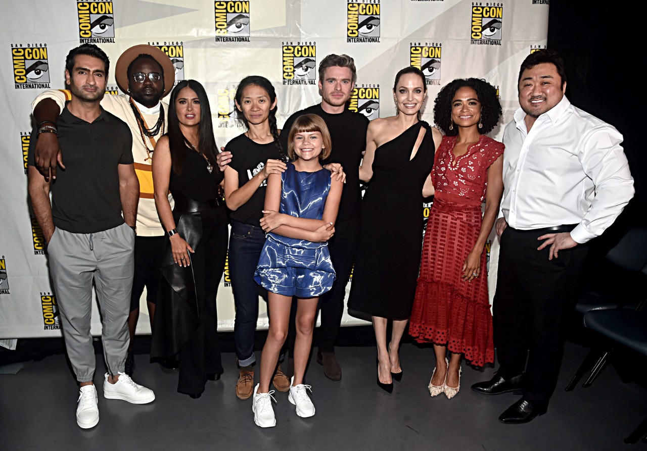 The cast and crew of Eternals. (Photo: Disney)