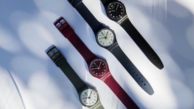 Swatch Updates Its ’80s-Chic Watch With 2020 Bio-Material