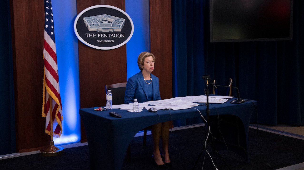 Ellen Lord, Under Secretary of Defence for Acquisition and Sustainment, at the Pentagon on September 9, 2020 (Photo: DVIDS/Marvin Lynchard)