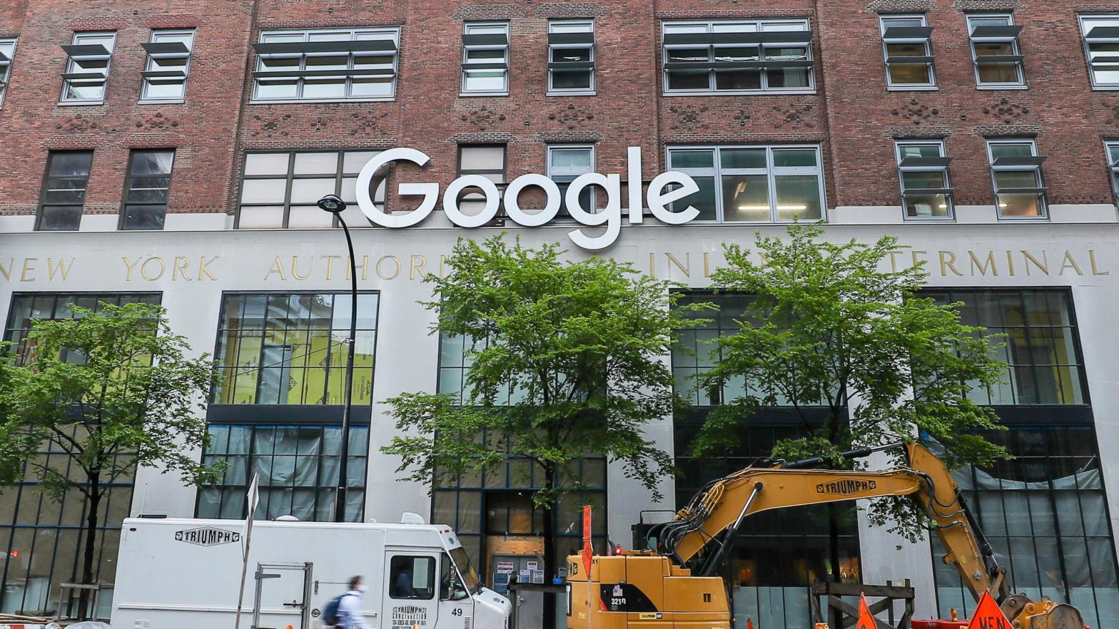 Google's New York offices in April 2020. (Photo: Arturo Holmes, Getty Images)