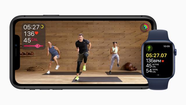 Apple Takes Aim At Peloton with Fitness+ Subscription Service
