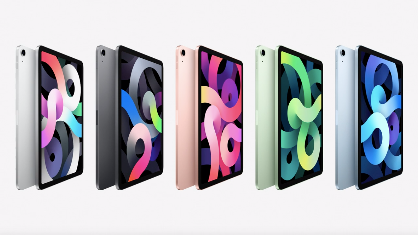 New 8th-gen iPad colours (Screenshot: Apple)