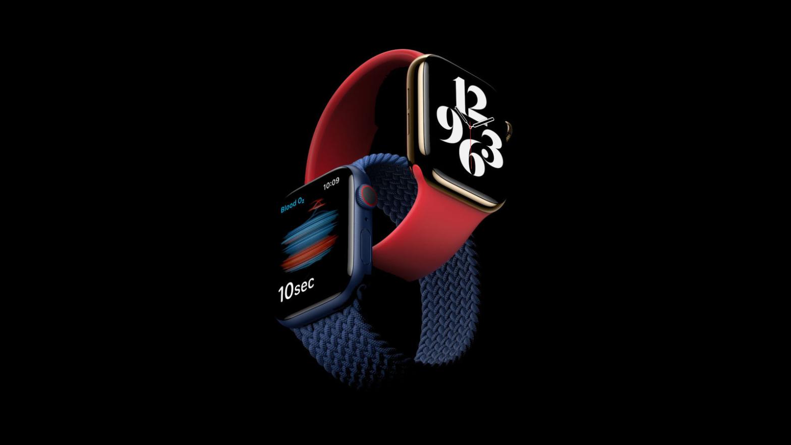 The Apple Watch Series 6 sure is pretty. (Image: Apple)