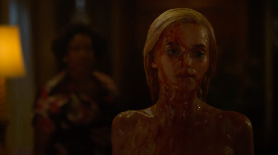 Christina shedding William's skin in front of Ruby. (Screenshot: HBO)