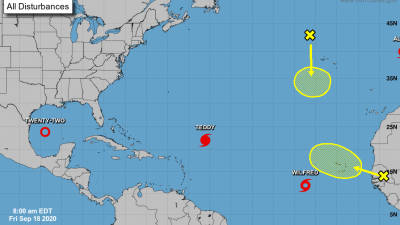 Hurricane Season Breaks Records, Map