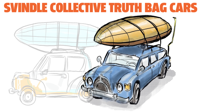 Imaginary Car From An Imaginary Country: The Svindle Collective Truth Bag Cars