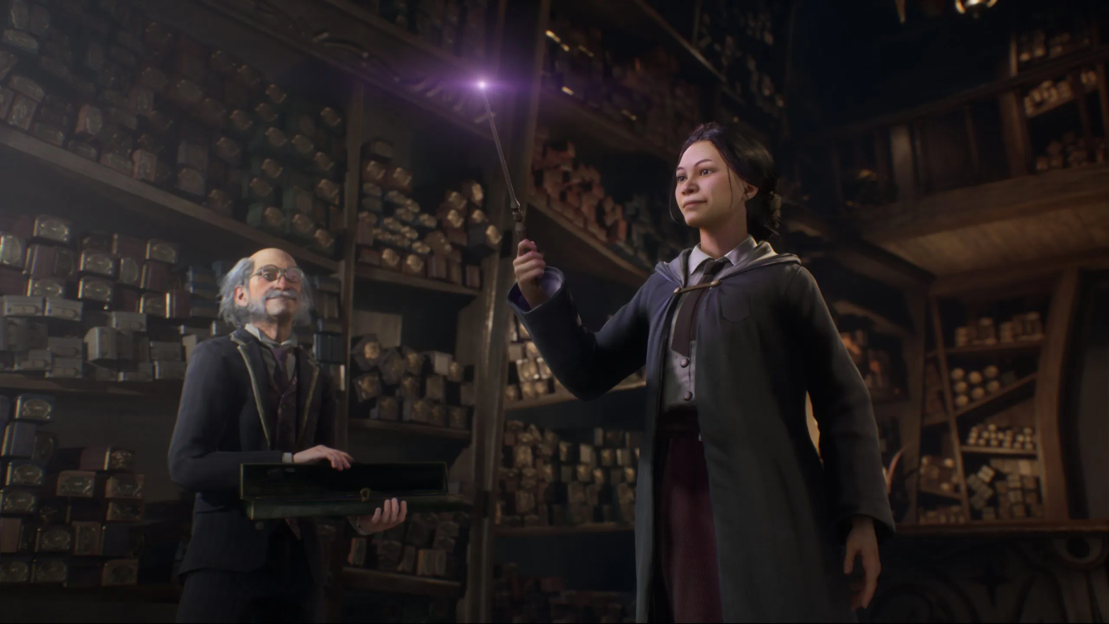 A young wizard starts their journey in Hogwarts Legacy. (Image: Warner Bros./Portkey Games)
