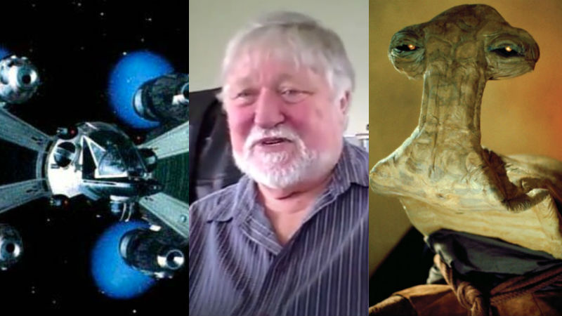 Ron Cobb, the designer of so much pop culture iconography, has passed away. (Image: Universal/YouTube/Disney)