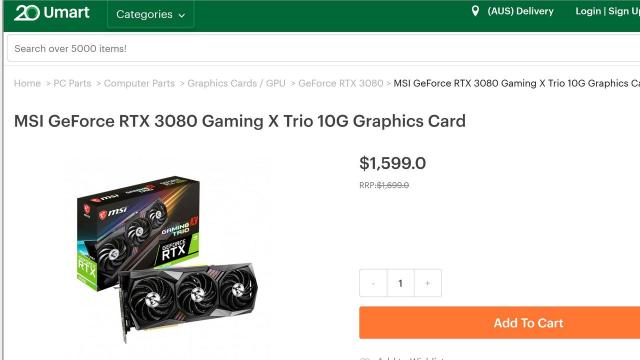 Umart Caught Flogging Fake Discounts On RTX 3080 Cards [Updated]
