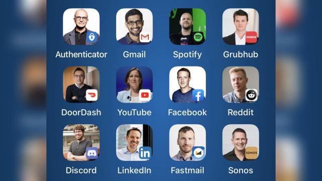 This User Changed Their App Icons to Tech CEOs as a Reminder of Who Really Runs the World