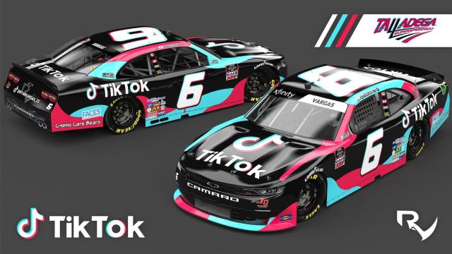 TikTok Is Sponsoring The Coolest Looking Car In The NASCAR Xfinity Field