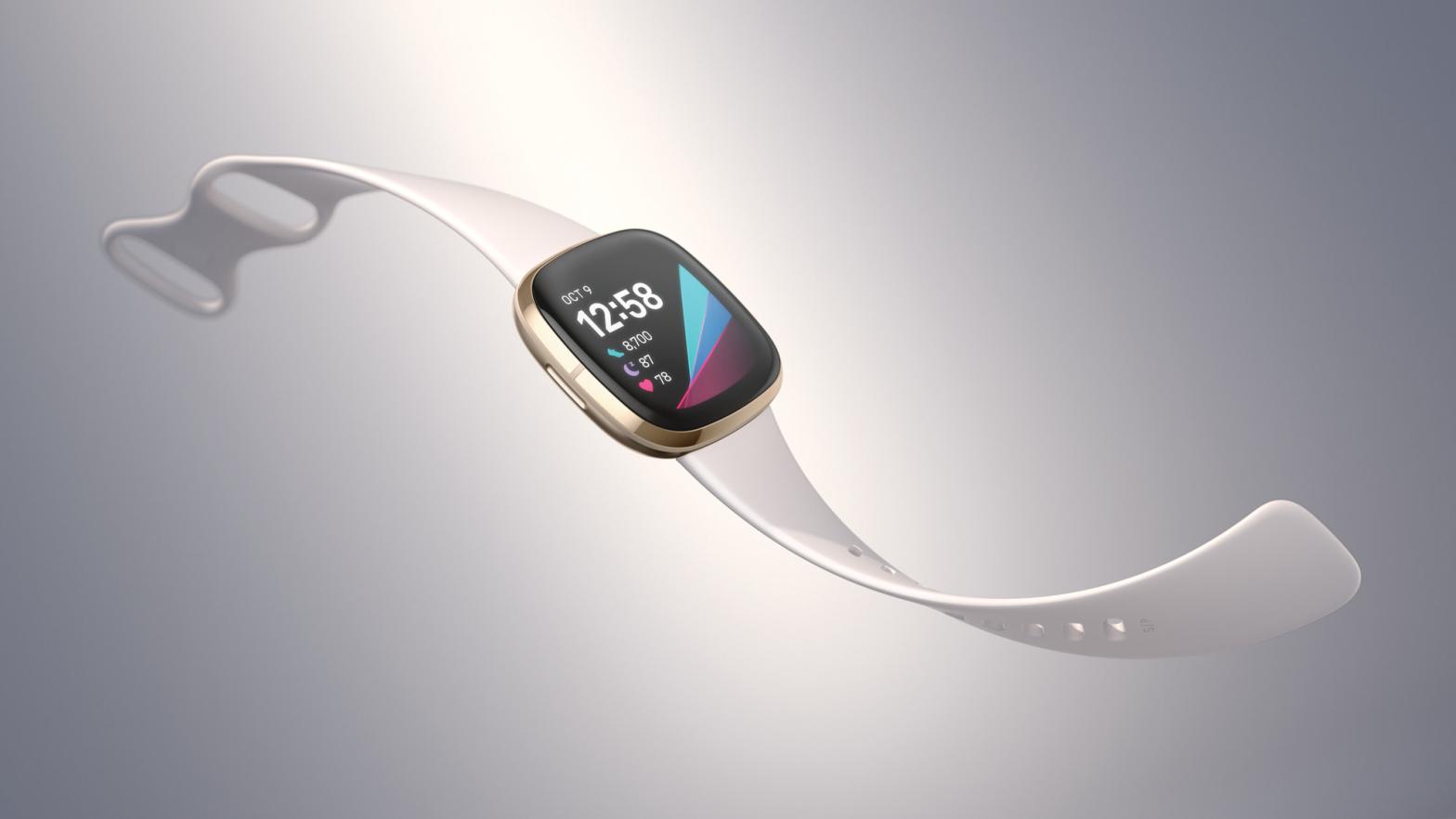 If you got a Fitbit Sense or a Versa 3, you're getting some new software. (Image: Fitbit)