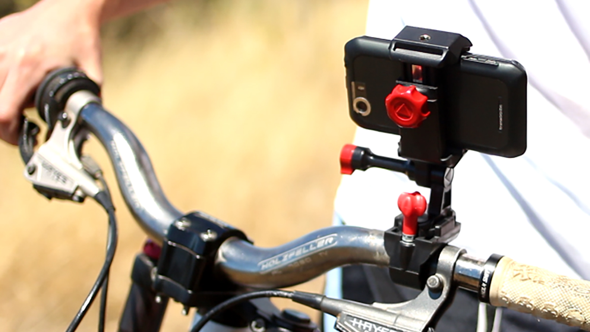 You can mount your phone like a GoPro. (Photo: VelocityClip)