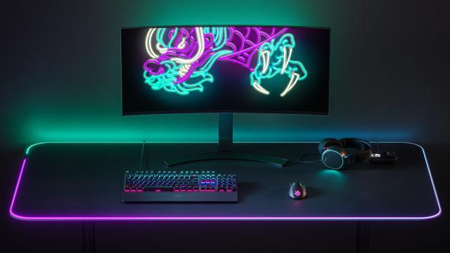 SteelSeries’ New RGB Mousepads Are Extra Extra Extra Extra Extra Large