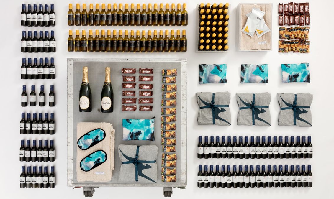 Qantas Saved The Booze From Its Doomed Boeing 747s And Sold It Off In Fully Stocked Bar Carts