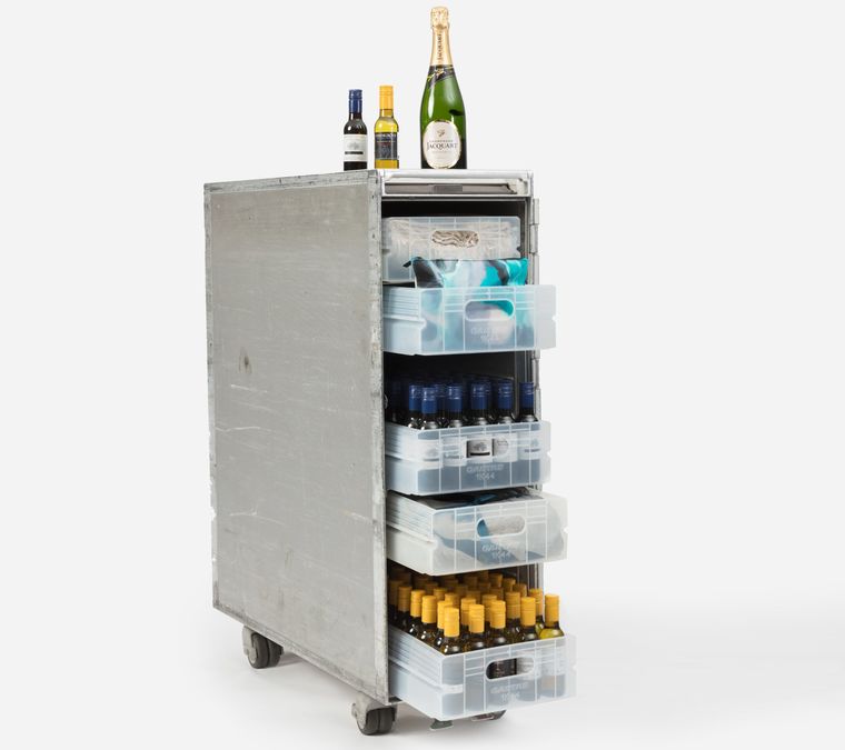 Qantas Saved The Booze From Its Doomed Boeing 747s And Sold It Off In Fully Stocked Bar Carts