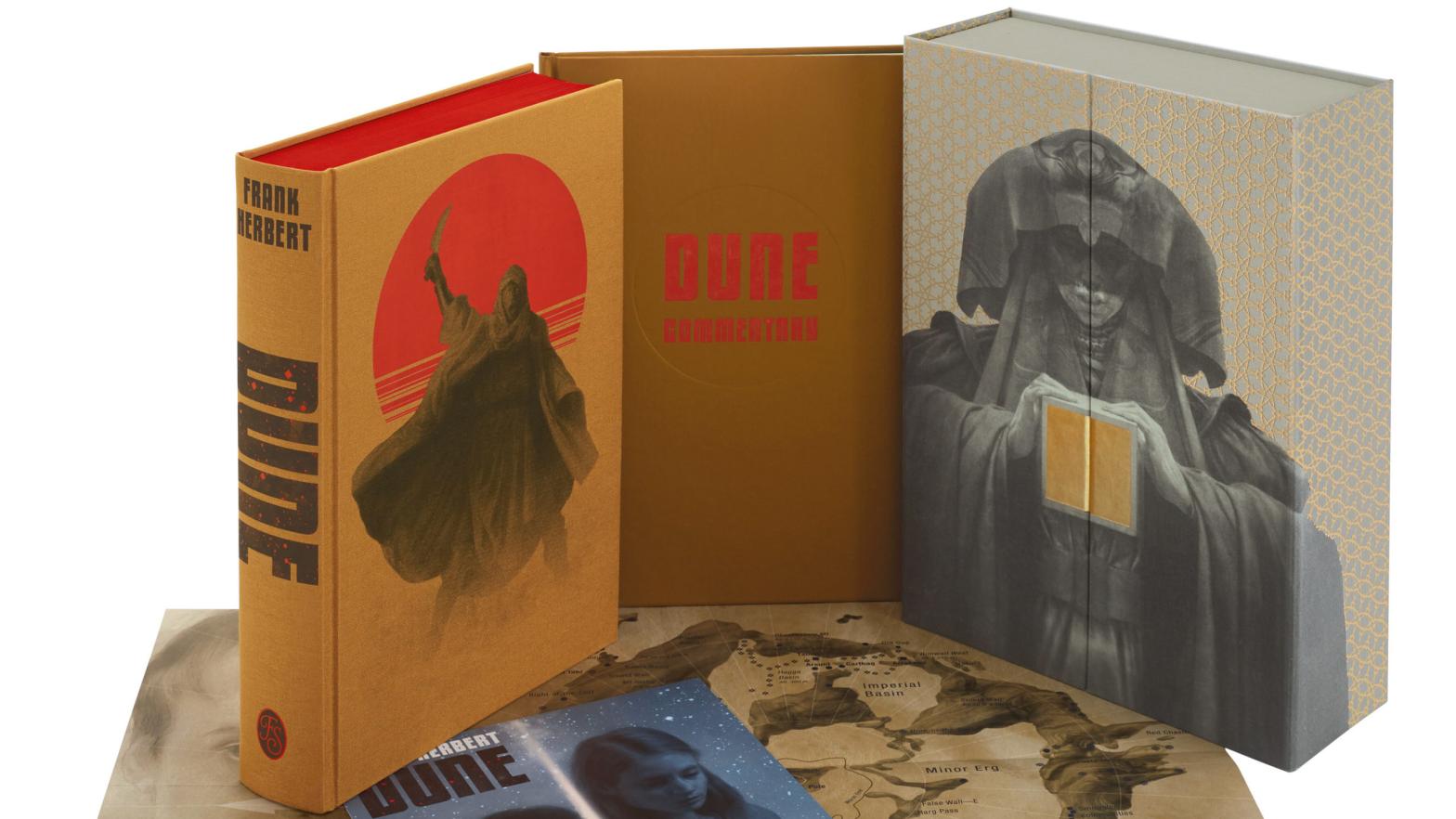 A look at the limited-edition copy of Dune. (Image: Folio Society)