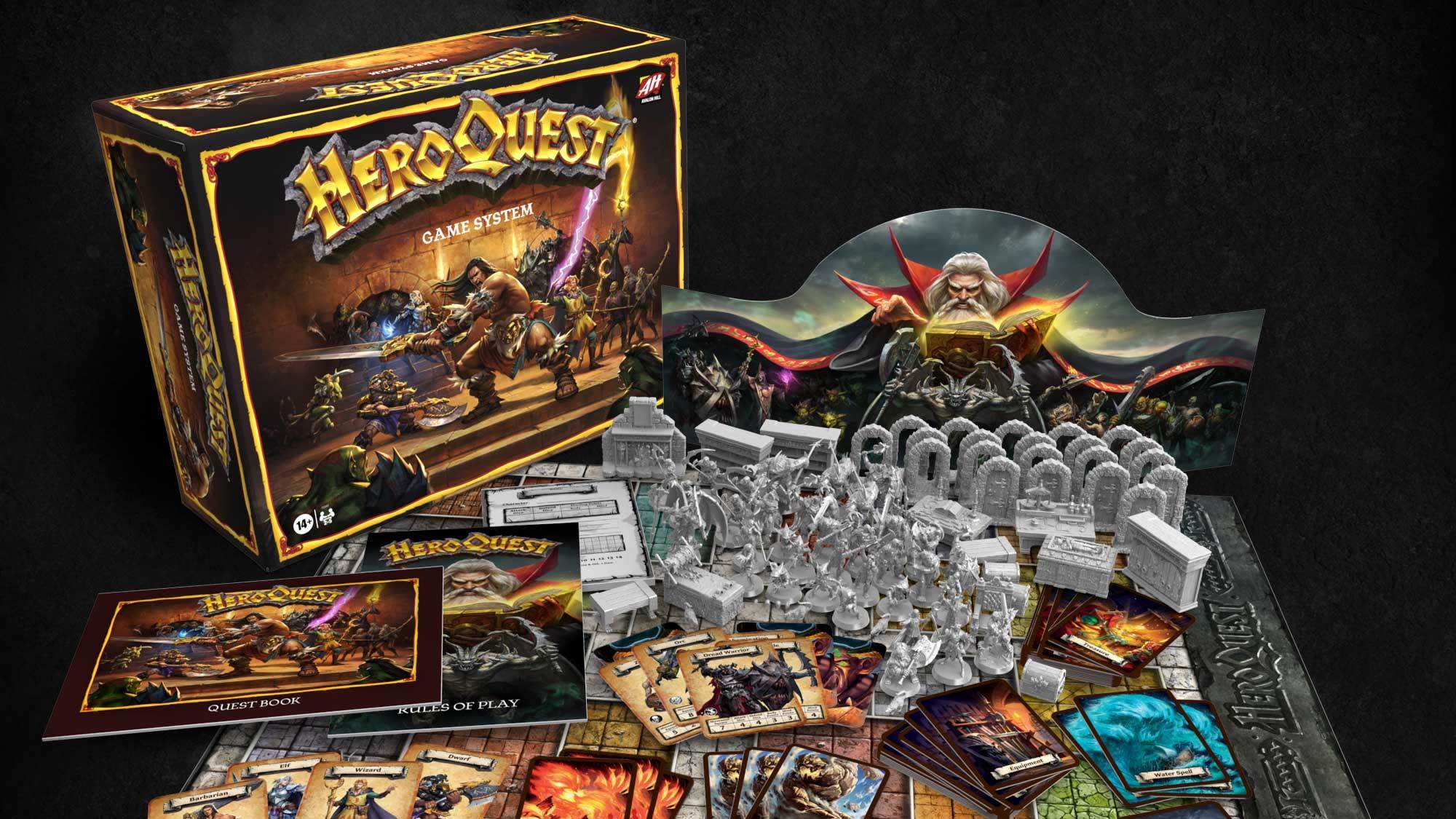 A look at Hasbro's revived HeroQuest board game.  (Image: Hasbro)